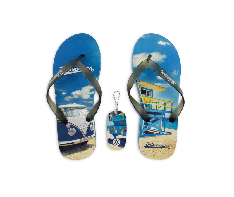 VW T1 Zehentrenner (42/43) - beachlife/blau