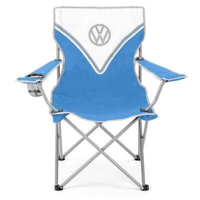 VW T1 Bulli Campingstuhl mit Tragetasche - blau