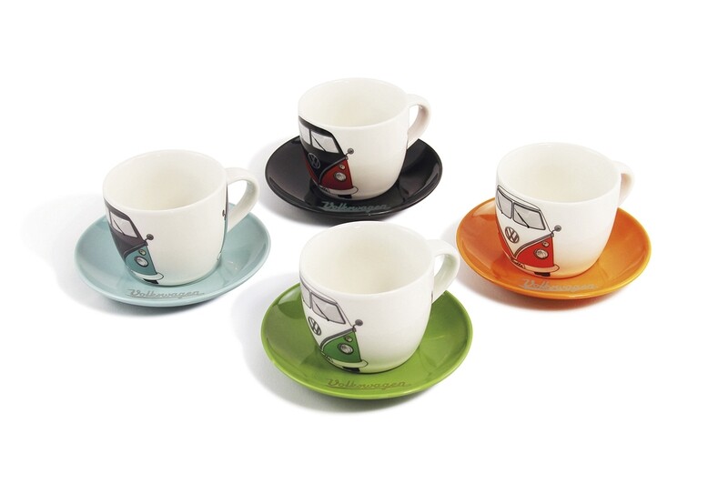 VW T1 Espresso Tassen 4er Set