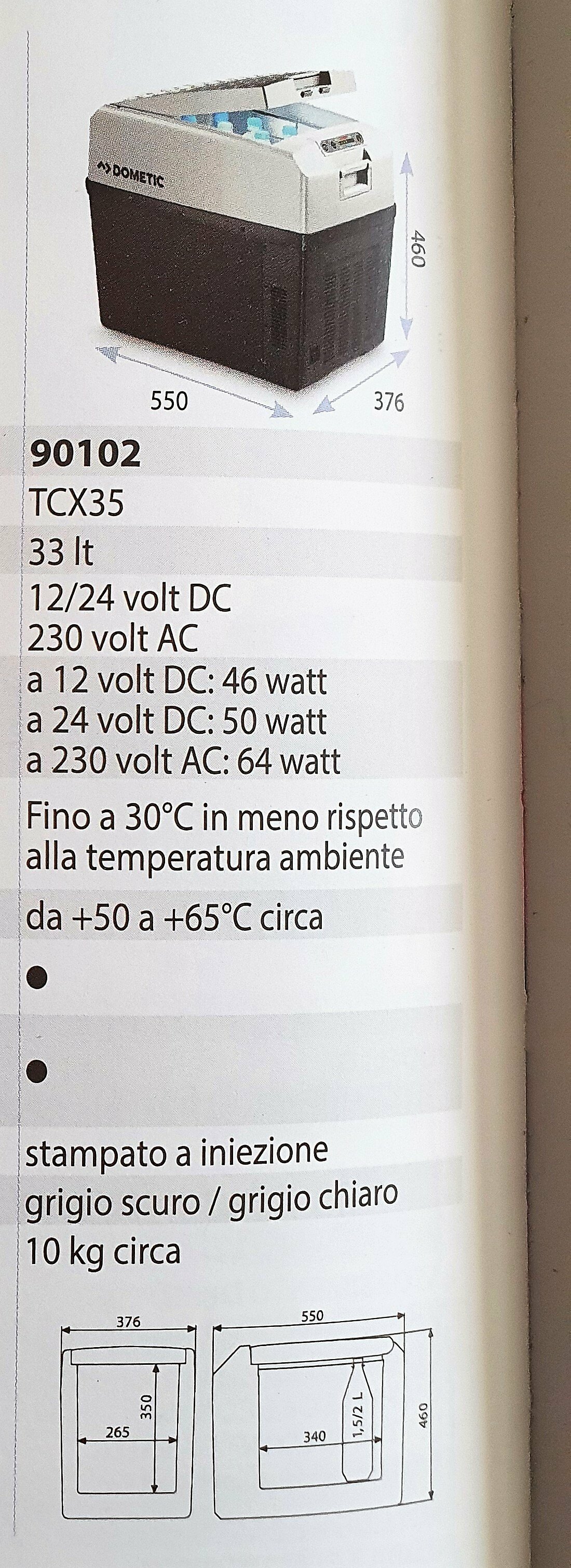 Nevera Dometic KTCX35