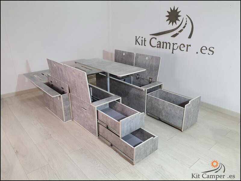 Kit Camper  Plus XMD  para Transit Custom o Tourneo Custom