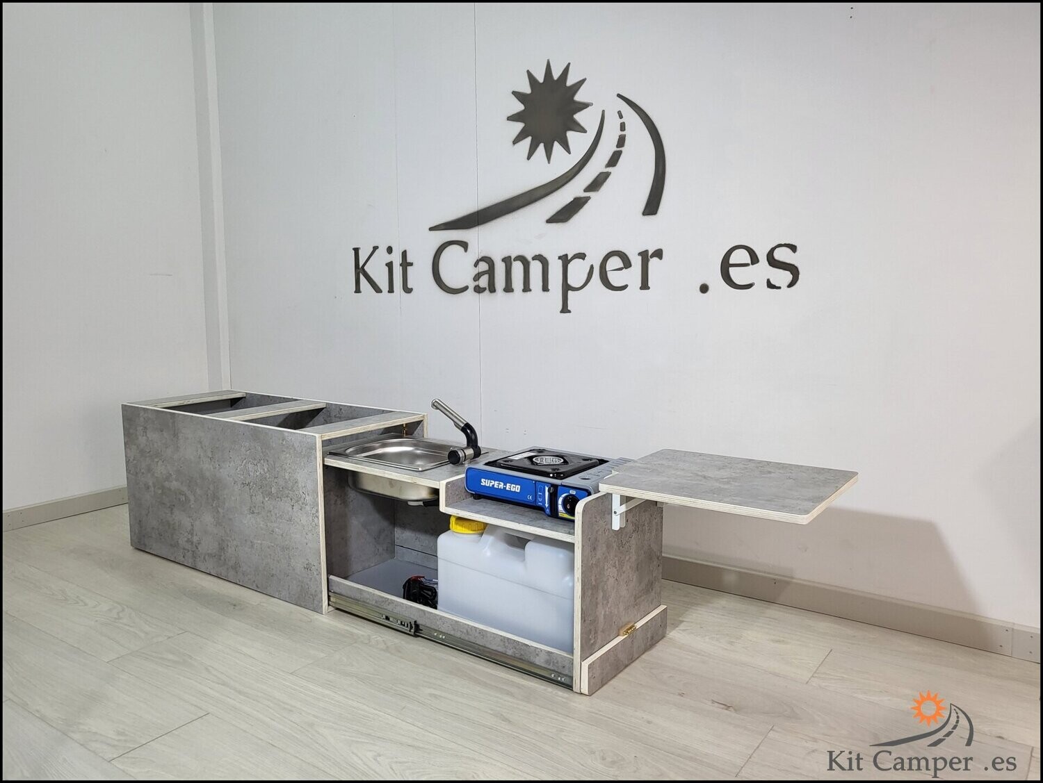Modulo Kit Camper individual con Fregadero y Cocina