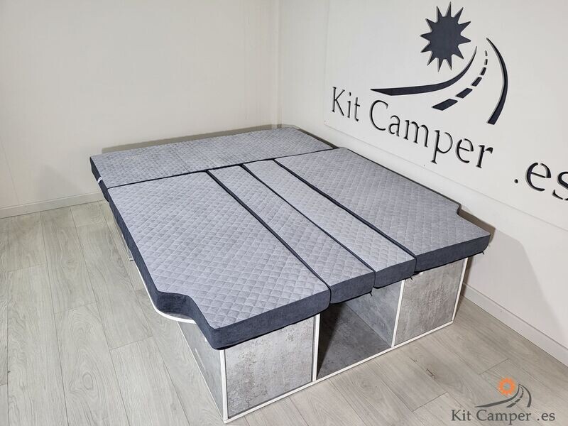 Colchón Modular  con Forma VW Caravelle y Multivan