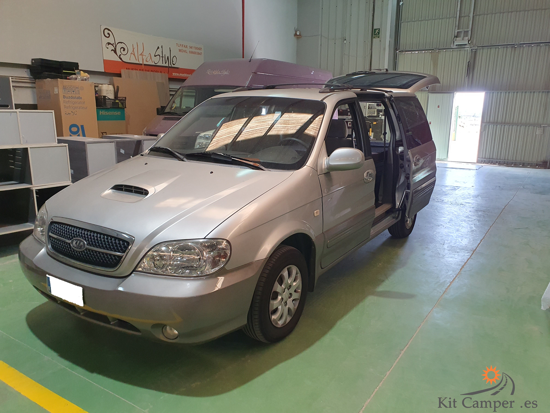 Kit Camper Kia Carnival