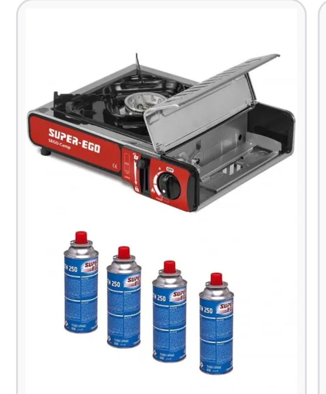 Cocina para Cartuchos de Butano