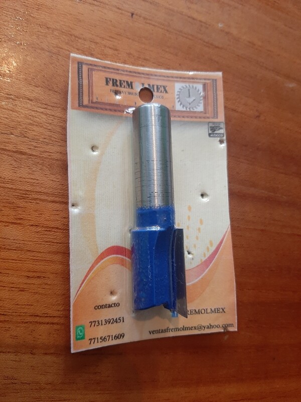 Recta zanco de 1/2 x  3/4 x 1"