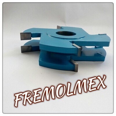 Juego para machimbrar  para trompo de 1&quot; para madera de 3/4 ensambla 4cm 