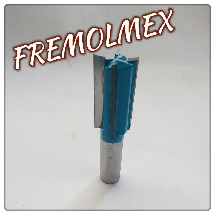 Recta zanco de 1/2 x 3/4 corte de 1&quot;1/2  ,4 filos