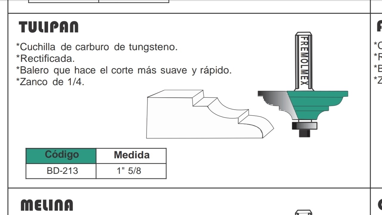 MOLDURA TULIPAN