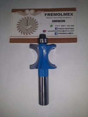 MOLDURA MEDIA LUNA 22mm