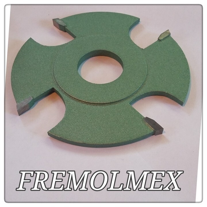 Ranurador para trompo de 5/8 corte de 2cm diametro de 6&quot; z:4