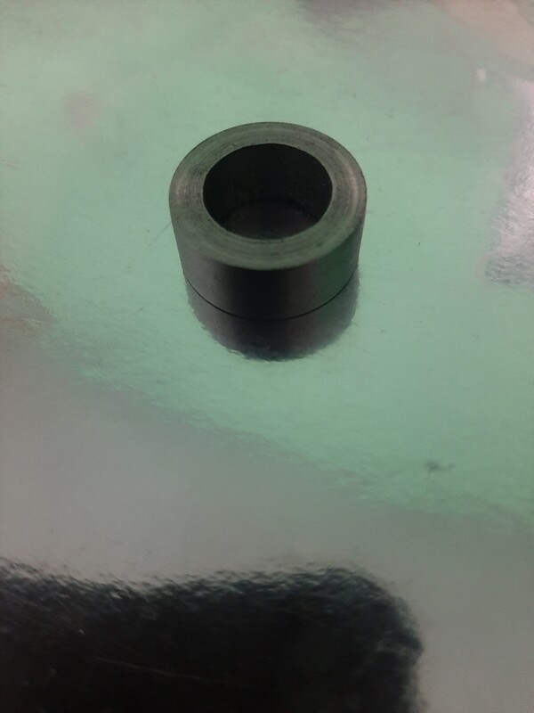 Reductor para trompo de 1/2 diametro de 20mm interior de 1/2  grosor de 8mm