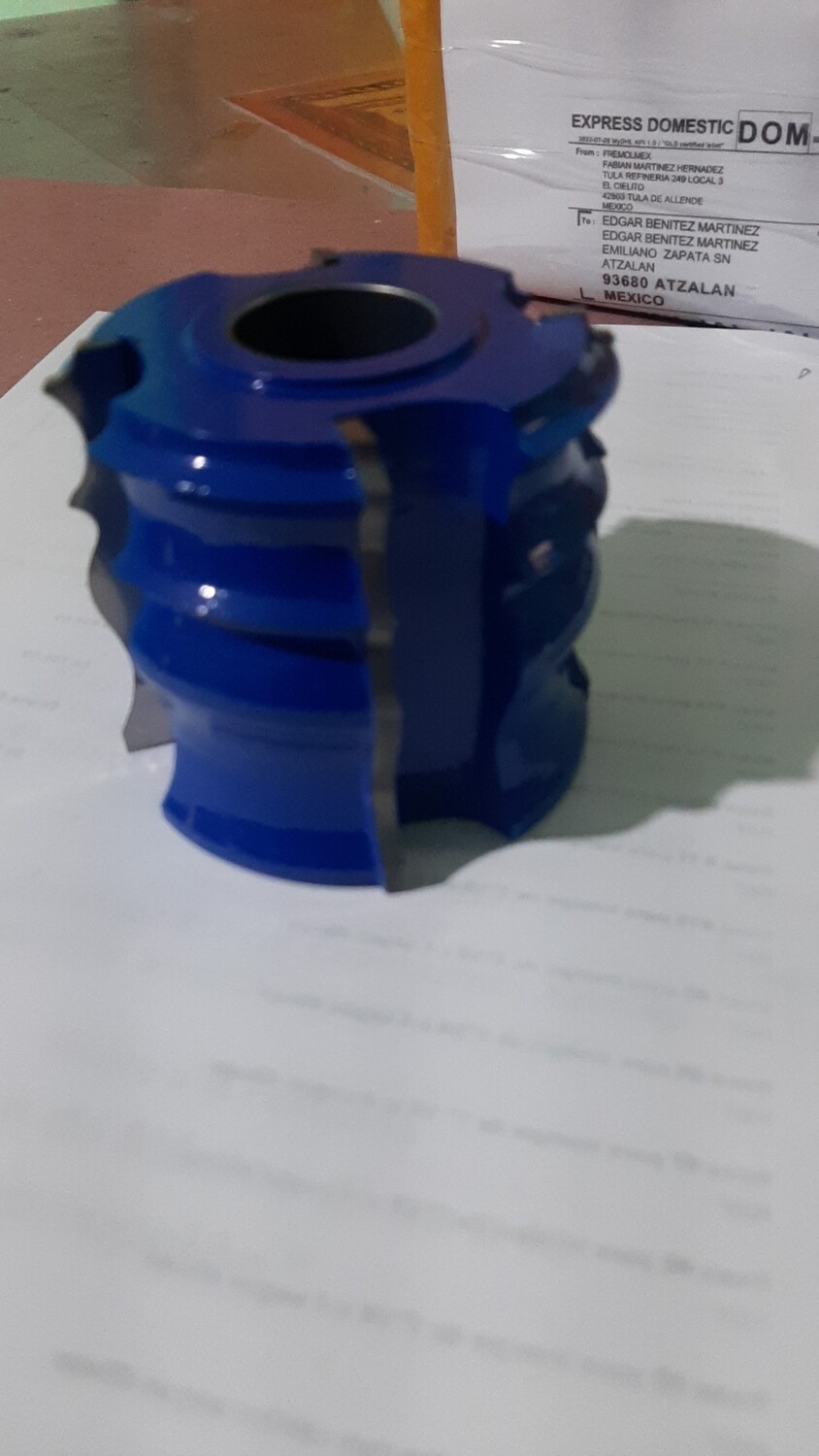 fresa para trompo de 1&quot; para madera de 7cm  z&quot;4 jazz