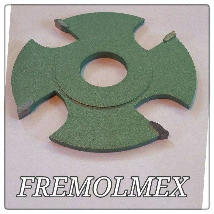 ranurador para trompo o flecha de 1/2 corte de 1/4 diametro de 3&quot; z;4