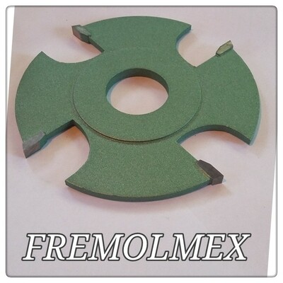 ranurador para trompo o flecha de 1/2 corte de 1/4 diametro de 3&quot; z;4