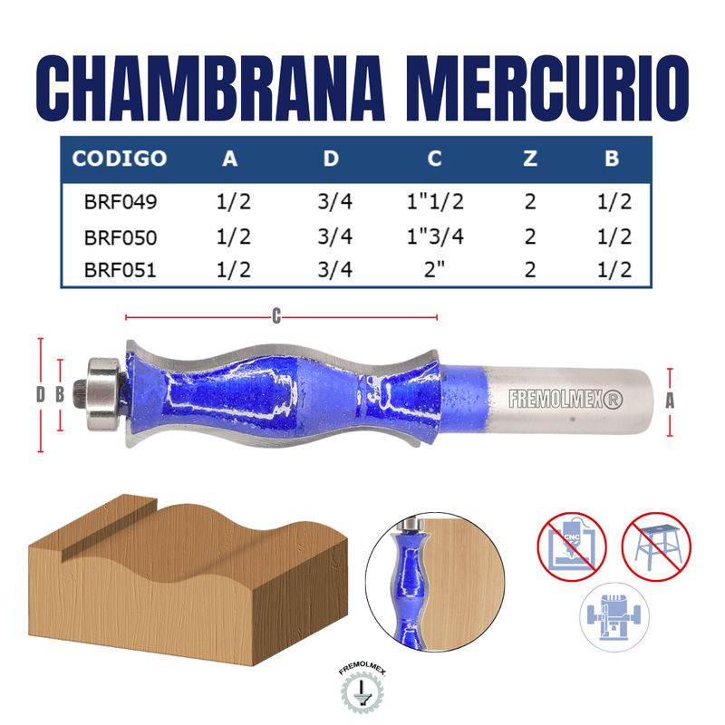CHAMBRANA MERCURIO