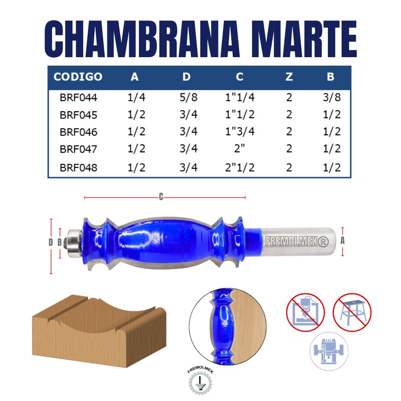CHAMBRANA MARTE