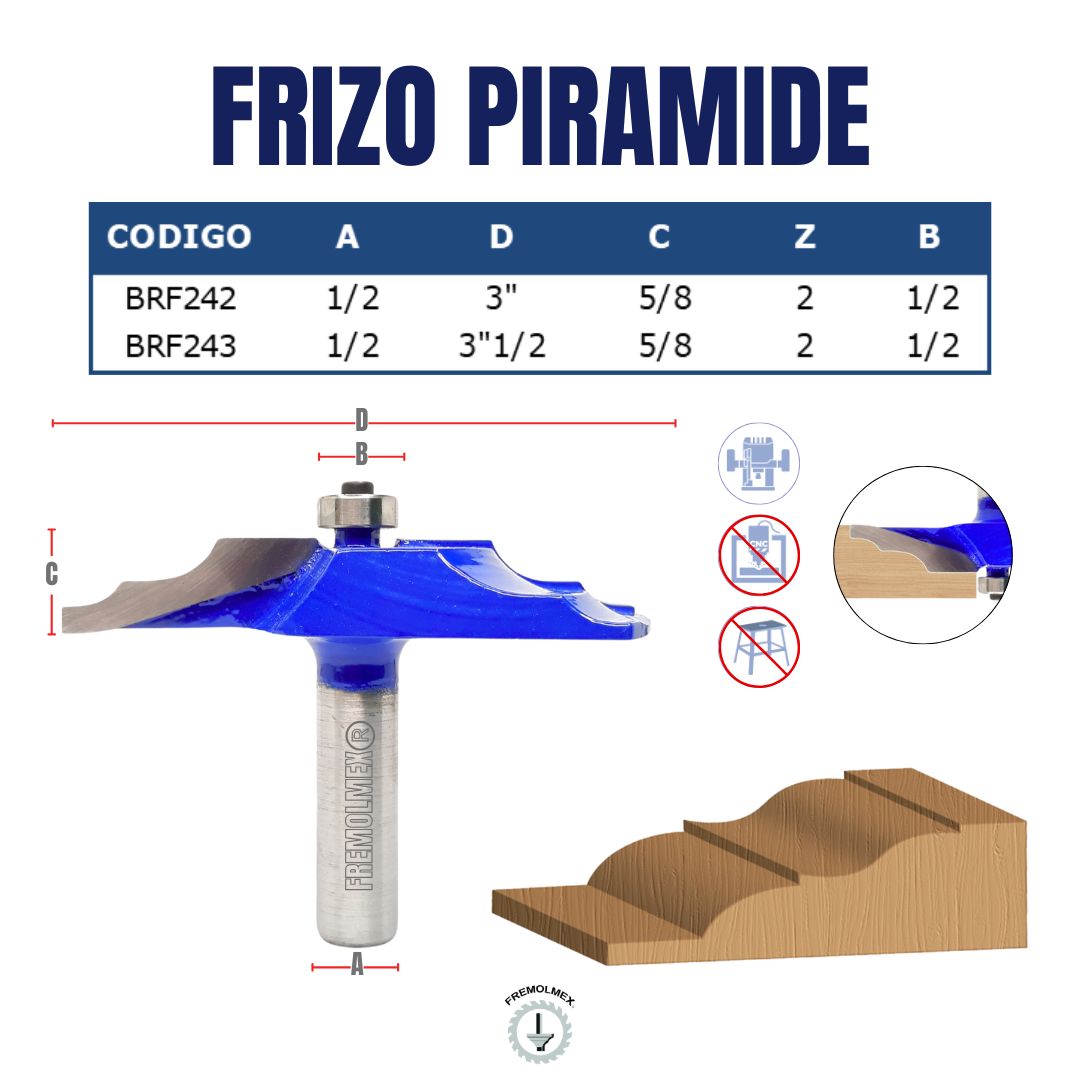 FRIZO PIRAMIDE