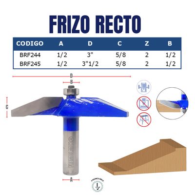 FRIZO RECTO