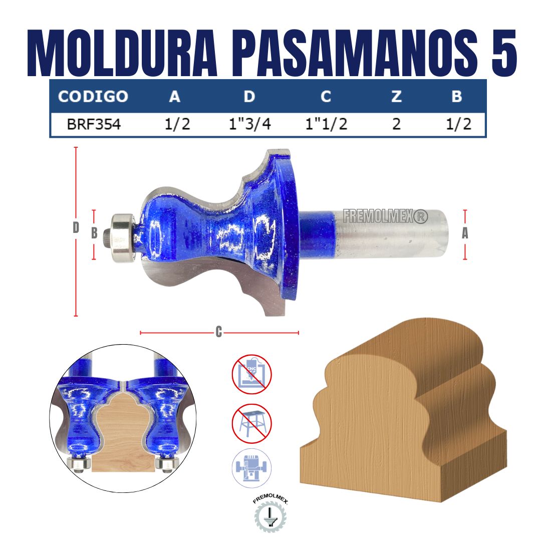 MOLDURA PASAMANOS 5