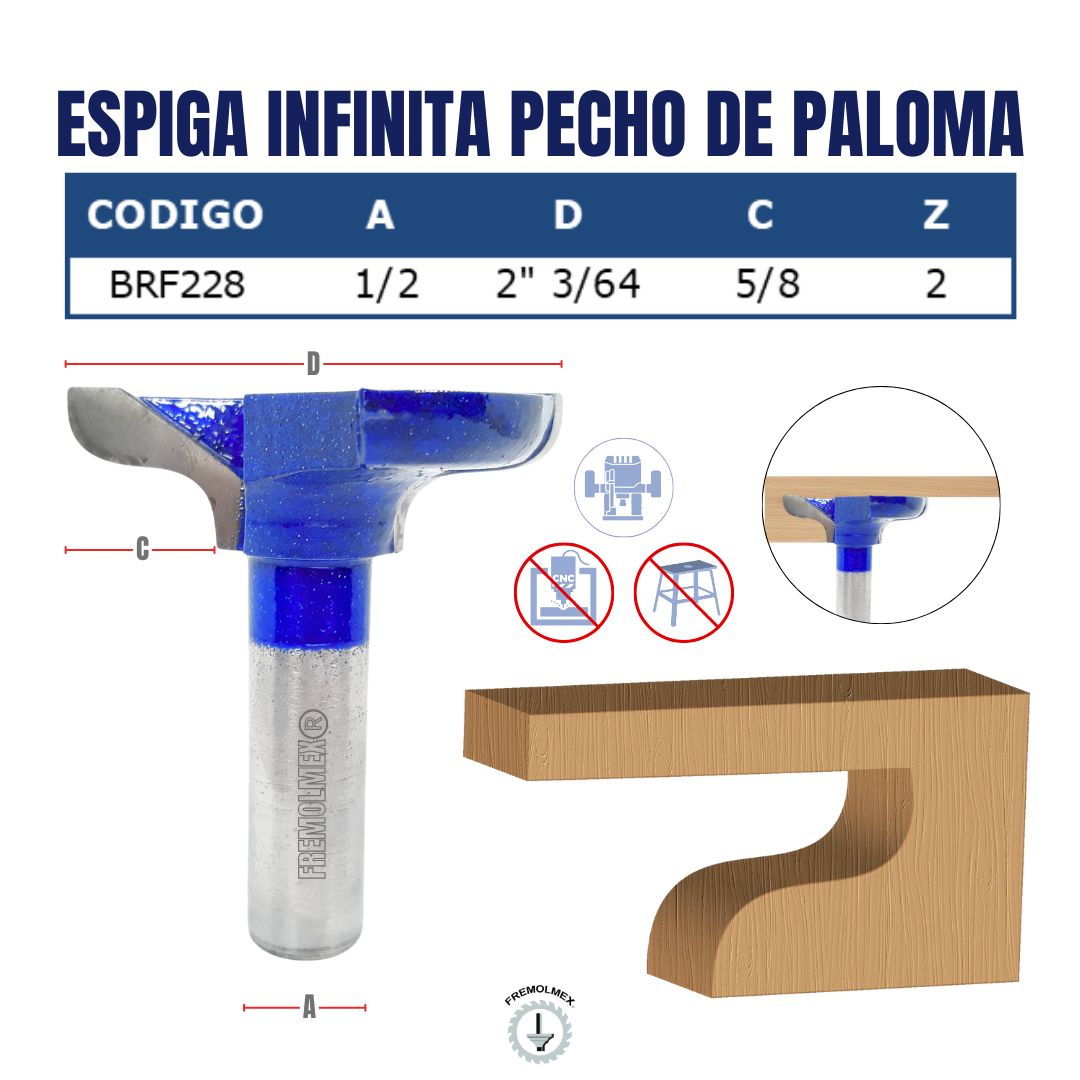 ESPIGA INFINITA PECHO DE PALOMA