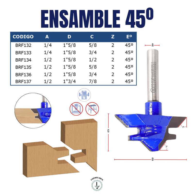 ENSAMBLE 45º