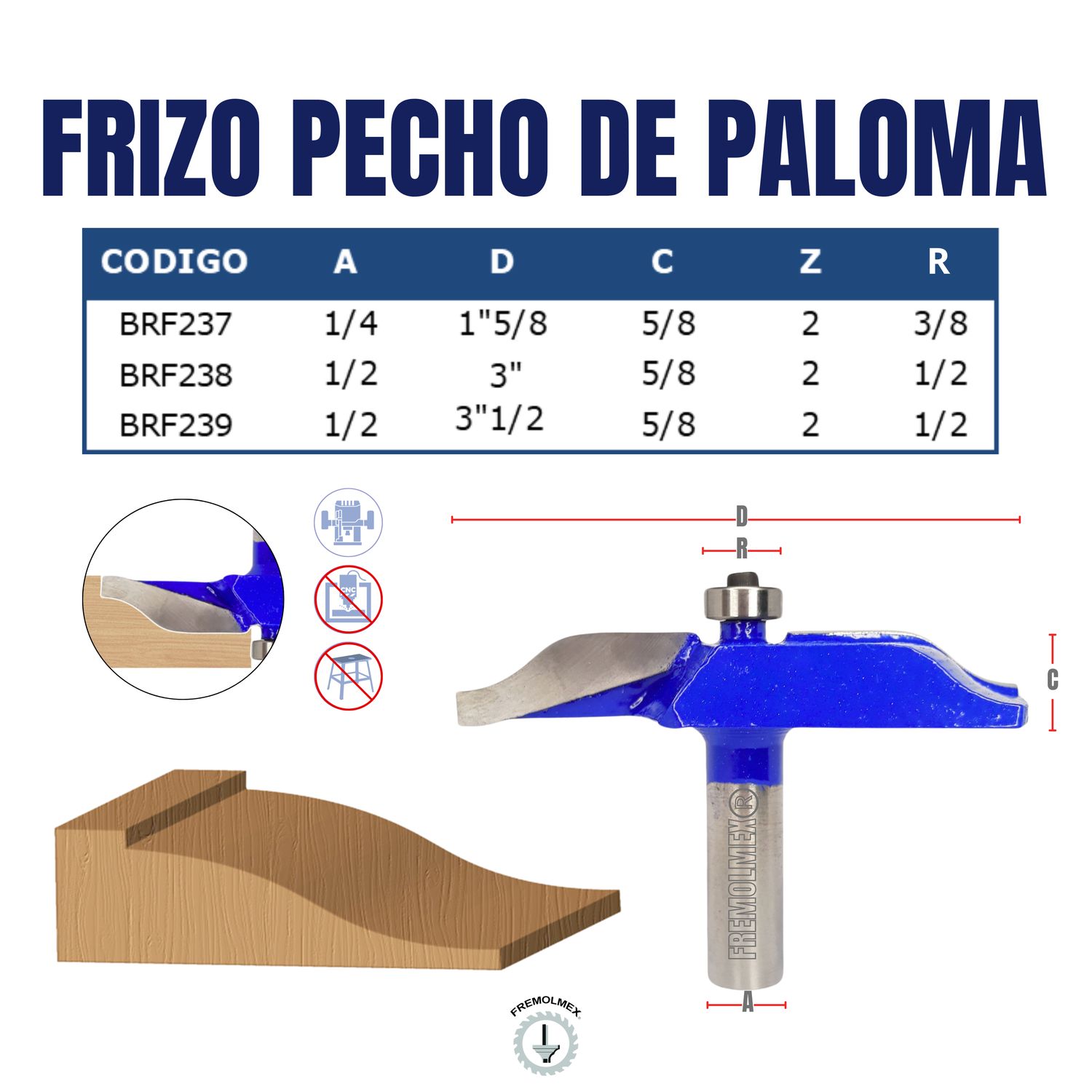FRIZO PECHO DE PALOMA