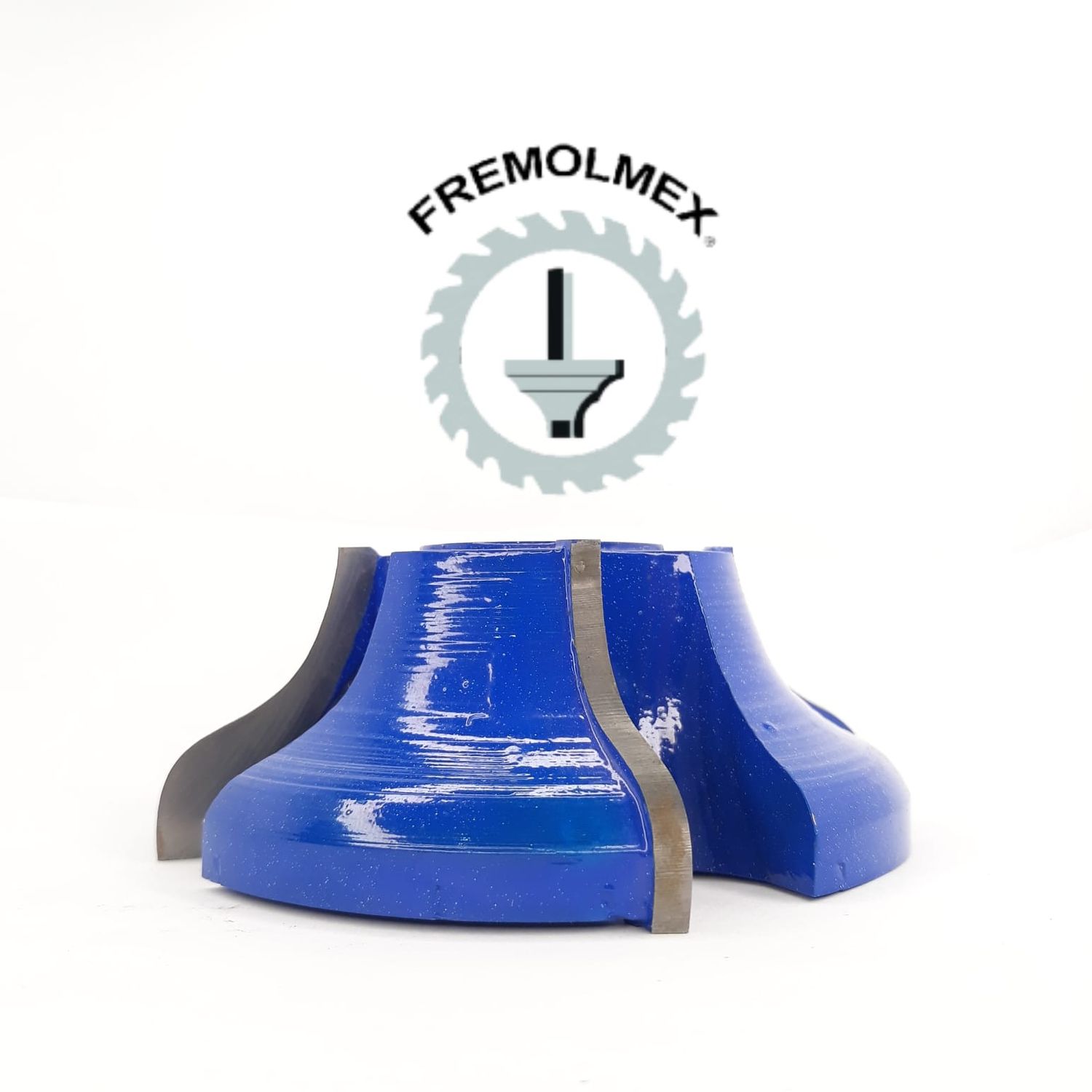Fresa pecho de paloma para trompo de 1&quot;para madera de 1&quot;1/2  diámetro total de 95mm z:4