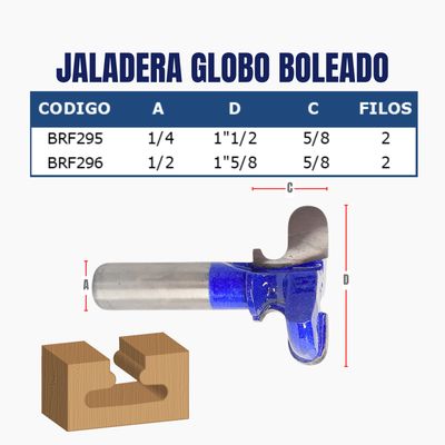 JALADERA GLOBO BOLEADO