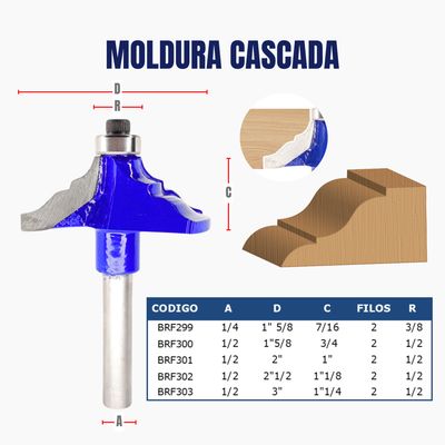 MOLDURA CASCADA