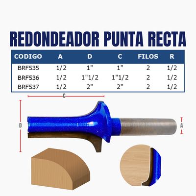 REDONDEADOR PUNTA RECTA