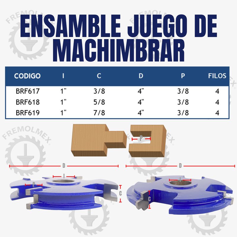 ENSAMBLE JUEGO DE MACHIMBRAR