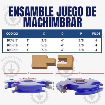 ENSAMBLE JUEGO DE MACHIMBRAR