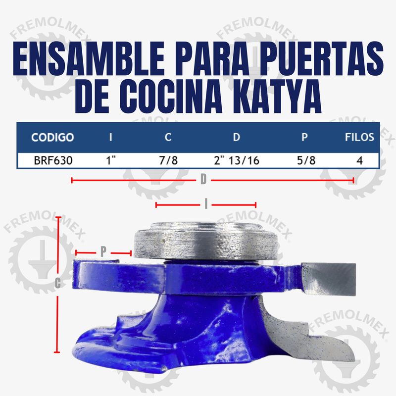 ENSAMBLE PARA PUERTAS DE COCINA KATYA