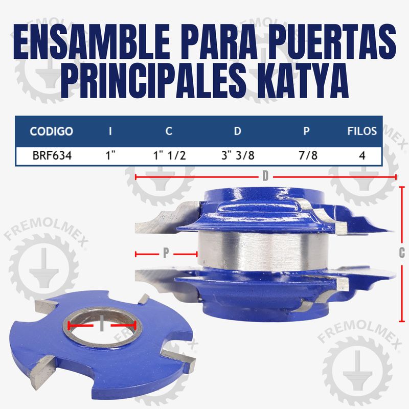 ENSAMBLE PARA PUERTAS PRINCIPALES KATYA