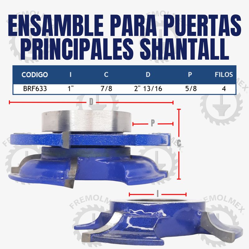 ENSAMBLE PARA PUERTAS DE COCINA SHANTALL