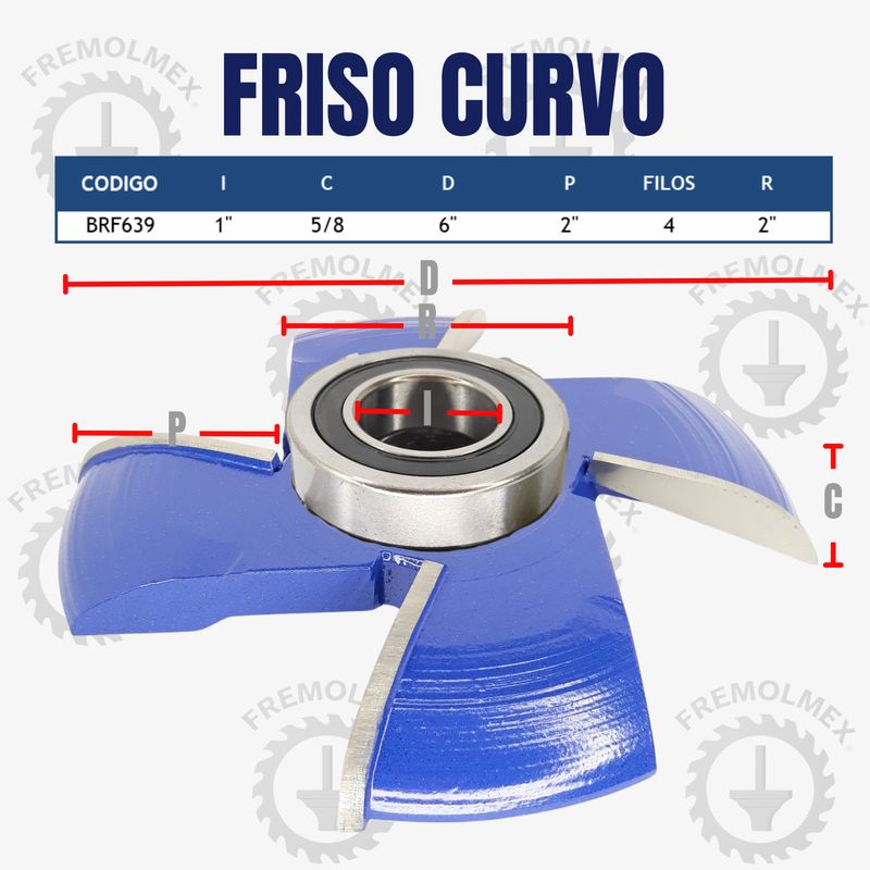 FRISO CURVO