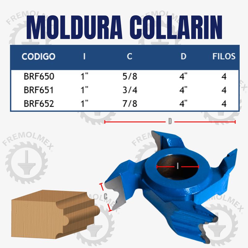 MOLDURA COLLARIN