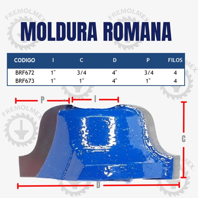 MOLDURA ROMANA