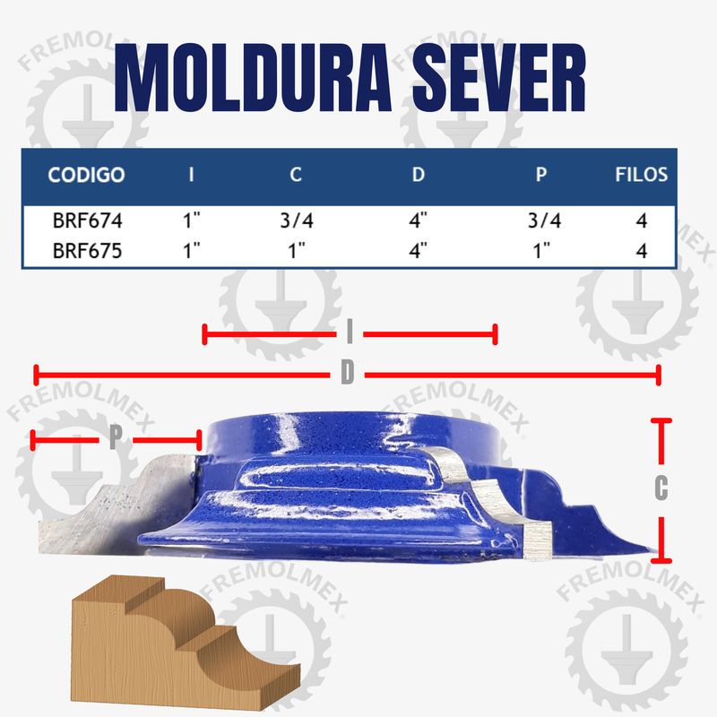 MOLDURA SEVER