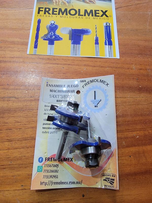 Juego para machimbrar