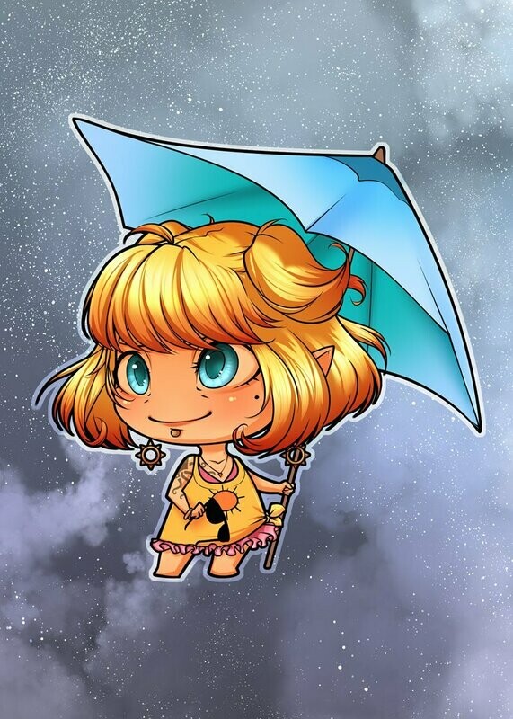 Carte Chibi Summer