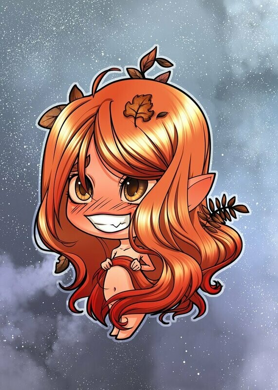 Carte Chibi Autumn