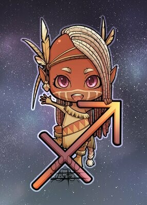 Carte Chibi Sagittarius