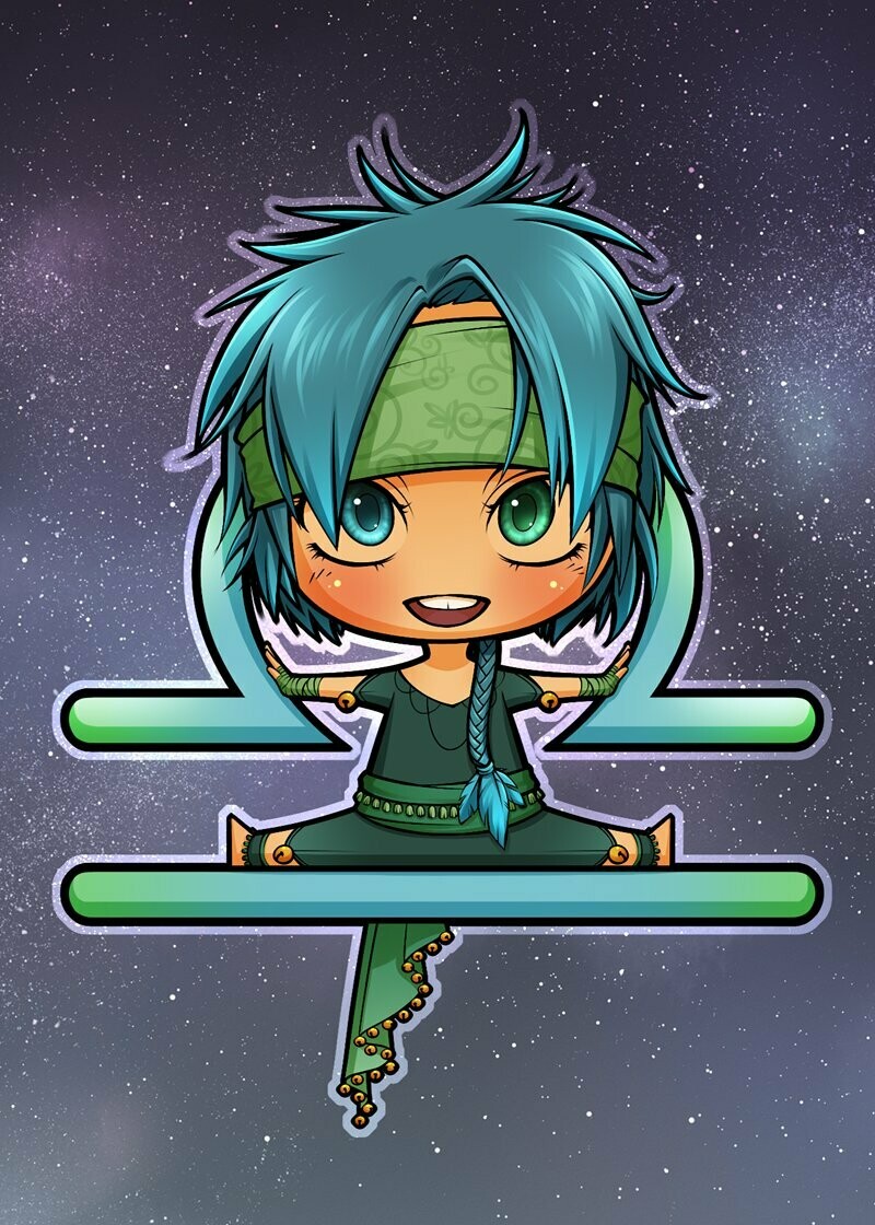 Carte Chibi Libra