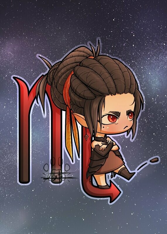 Carte Chibi Scorpio