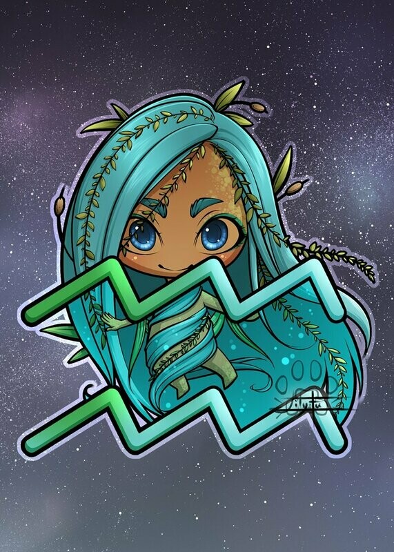 Carte Chibi Aquarius