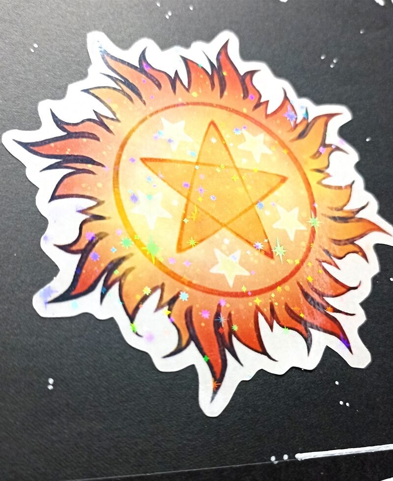 Sticker holo Sun