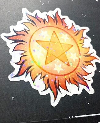 Sticker holo Sun