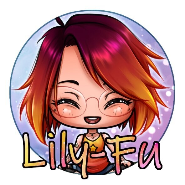 Sticker holo Lily-Fu
